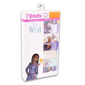 Girls Wish 7 Pack Character Underwear, Size 8